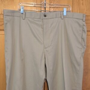 Brooks Brothers Mens Clark Chinos 42x30 Khaki Tan Wrinkle Resistant  Straight